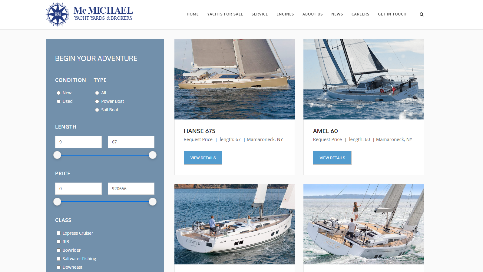 mcmichael yacht brokers reviews